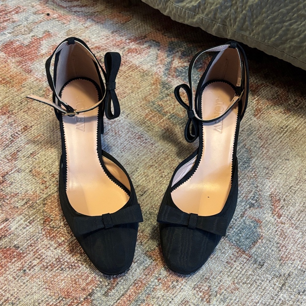 J. Crew Fabric Heels - 9
